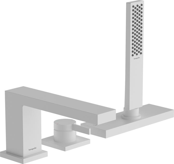 Produktbild hansgrohe Tecturis E Einhebel-Wannenrandmischer, 3-Loch, Ausladung 206mm, inkl. Zubehör und sBox, 2