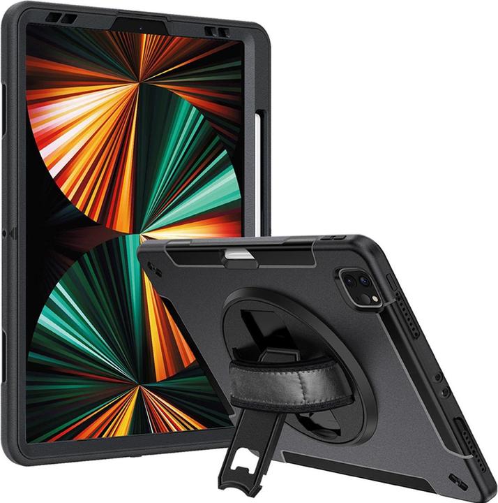Produktbild 4smarts Rugged Case Grip (iPad Pro 12.9 2020 (4. Gen), iPad Pro 12.9 2022 (6. Gen), iPad Pro 12.9 2021 (5. Gen), iPad Pro 12.9 2018 (3. Gen))