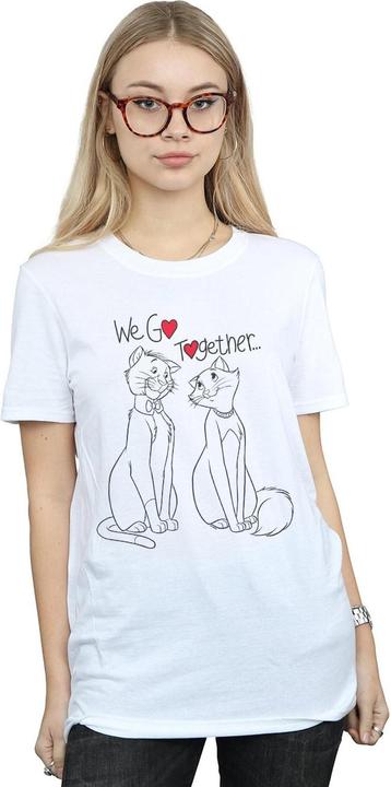 Immagine prodotto Disney Aristocats We Go Together Maglietta Ampia Donna (M)