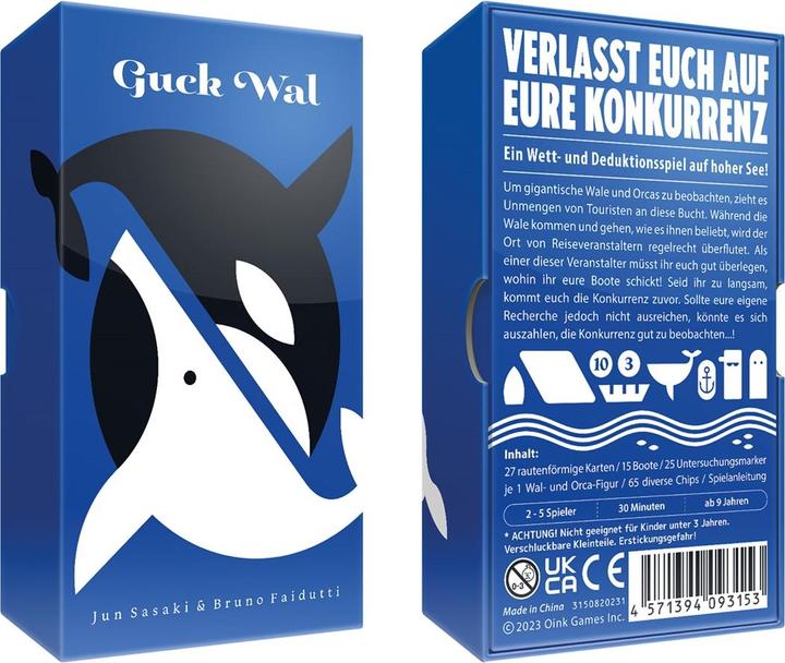 Produktbild Oink Games Guck Wal (d,f) (Deutsch, Französisch, Englisch, Spanisch)