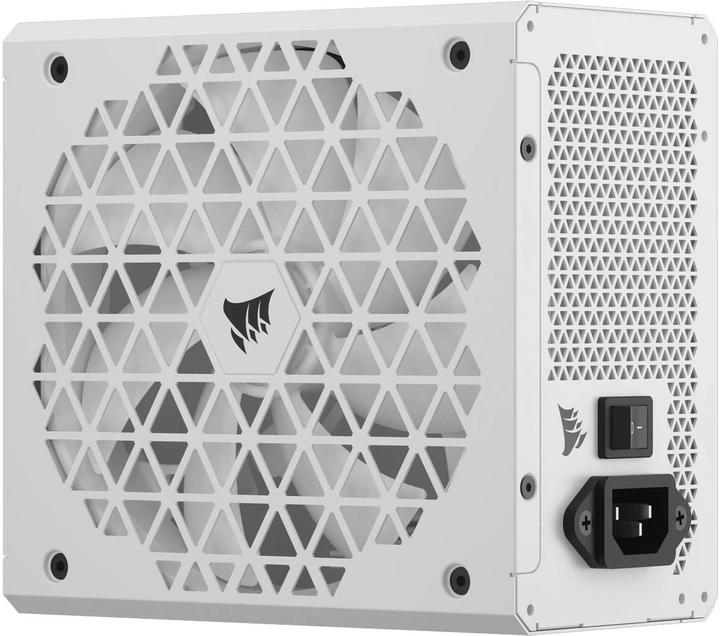 Image du produit Corsair Série RMx Shift White, RM750x Shift White, 750 Watt, 80 PLUS GOLD Certified, Fully Modular Power (750 W)
