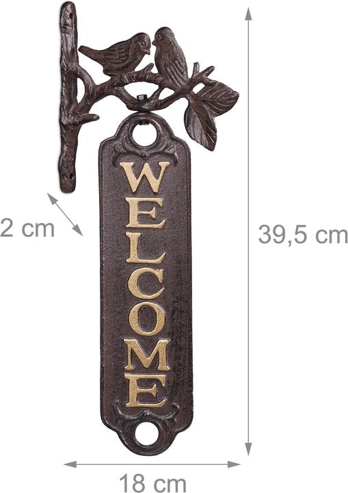 Produktbild Relaxdays Welcome Schild