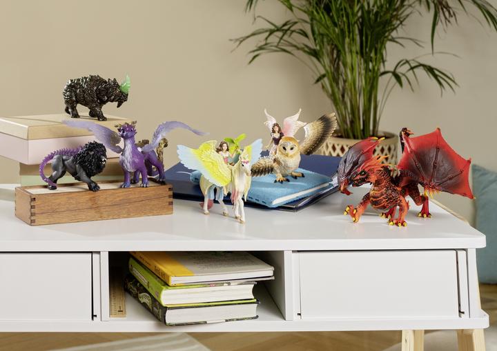 Immagine prodotto Schleich Bayala Elfo su gufo glitterato