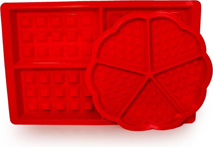 Image du produit Intirilife 2er Set Silikon Waffelformen (18.50 cm)