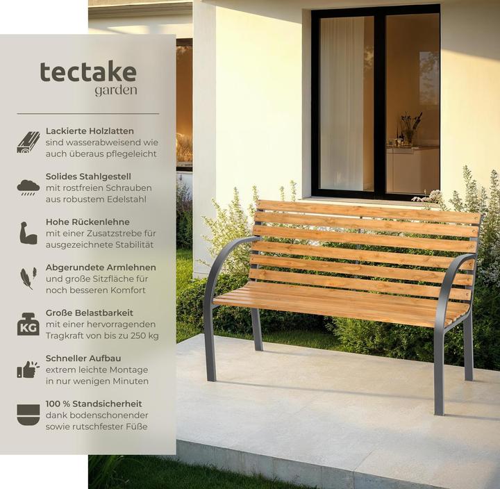 Immagine prodotto tectake Panchina da giardino Micha