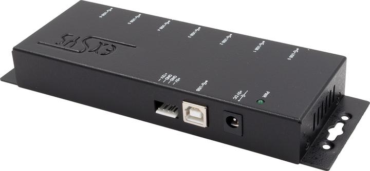 Immagine prodotto Exsys GmbH HUB USB 2.0 a 7 porte (alloggiamento in metallo), incl. (USB-B, 7 Porti)