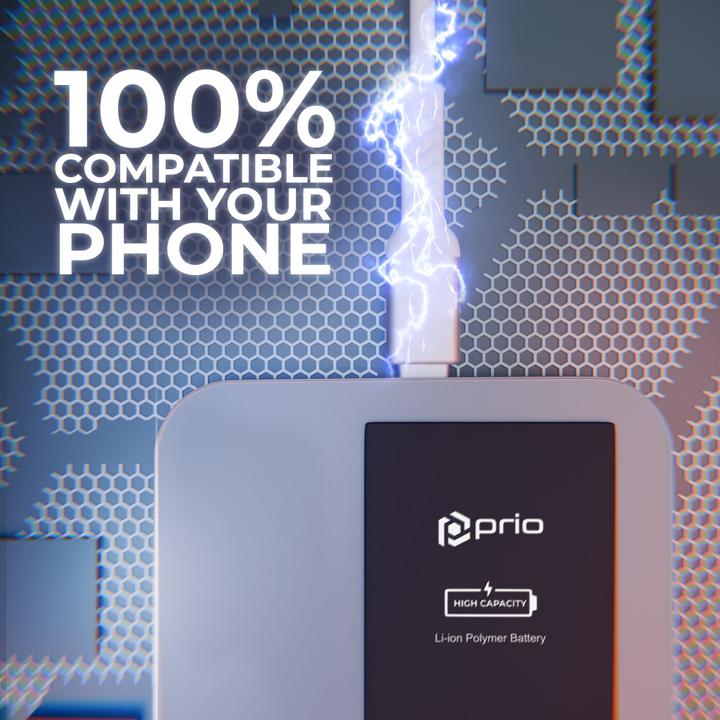 Image du produit prio Hochleistungsakku für iPhone 12/12 Pro (3240 mAh) - Universal APN -