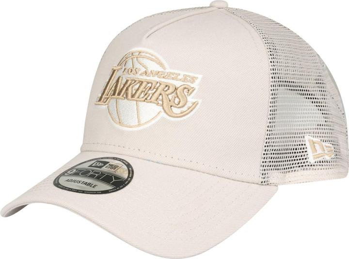 Produktbild New Era A-Frame Trucker Cap - Los Angeles Lakers Stone (One Size)