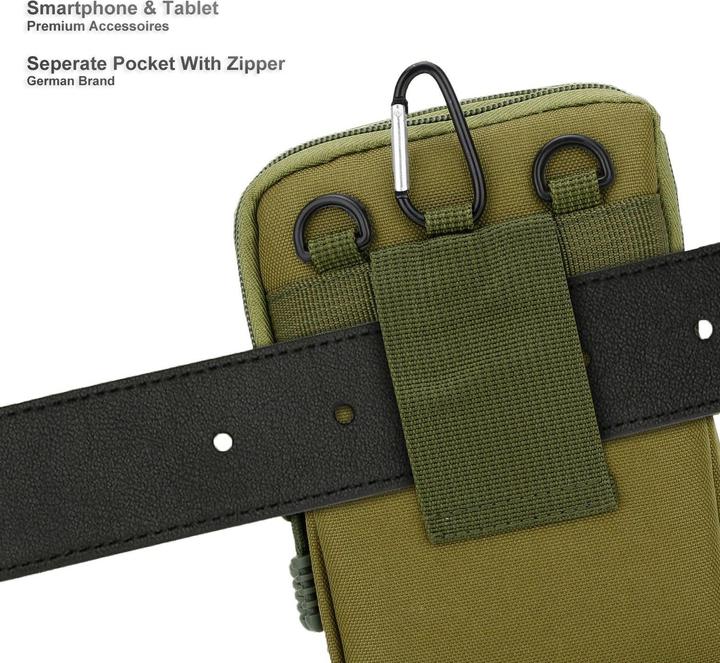 Produktbild Cadorabo Handytasche für WIKO VIEW 3 LITE Hülle im Militär Style (Wiko View 3 Lite)