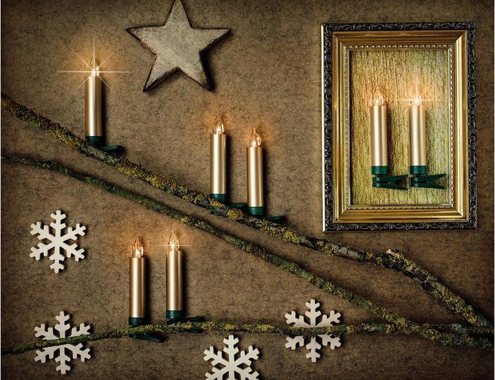 Actual product image Krinner LED Christmas tree candle Superlight Starter Set (12 x)