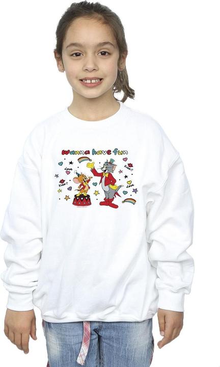 Immagine prodotto Tom & Jerry Wanna Have Fun Felpa Ragazze (152, 158)