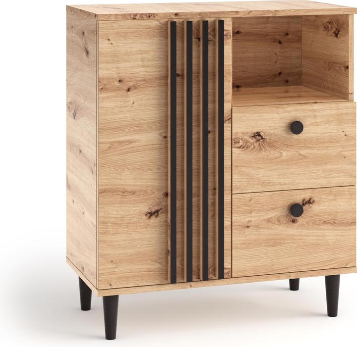 ADRK Furniture Chest of drawers LIVIA 01 (80 x 40 x 92.5 cm)