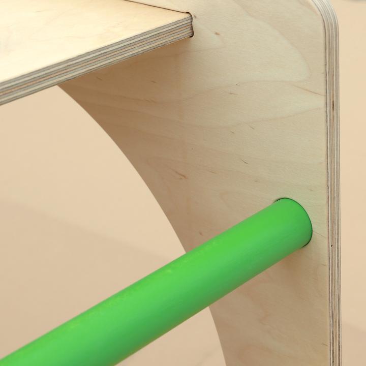 Produktbild Montessori Kletterwürfel/Climbing Cube+XXL Rutsche/Slide - Hell/Bright - ® Sport&Gym