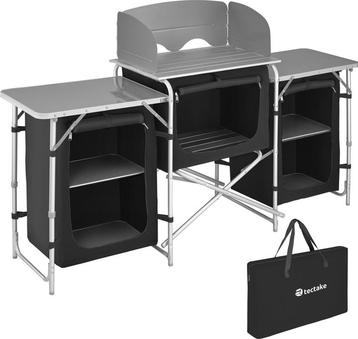 Image du produit tectake Cuisine de camping 172x52x104cm