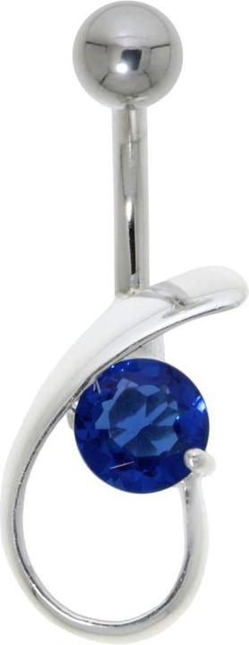 Produktbild Bijouteria Bauchpiercing (Edelstahl, Silber 925, Zirkonia)