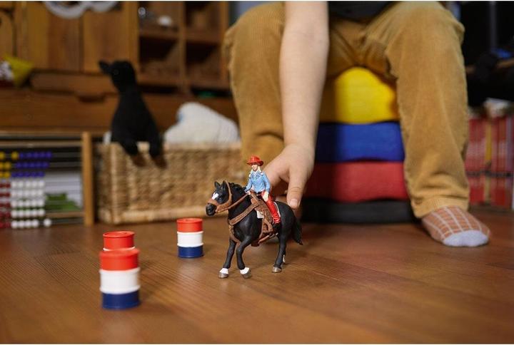 Immagine prodotto Schleich Barrel Racing con Cowgirl