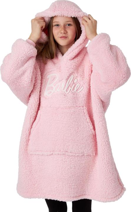 Actual product image Barbie Girls Sherpa Hoodie Blanket (122, 128, 125 B)