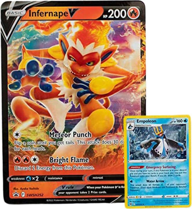 Actual product image Pokémon Infernape V Box (English, Booster display)