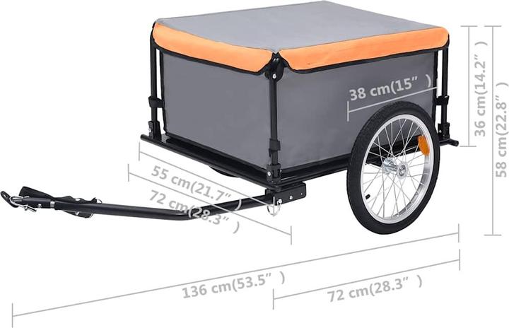 Gris et orange