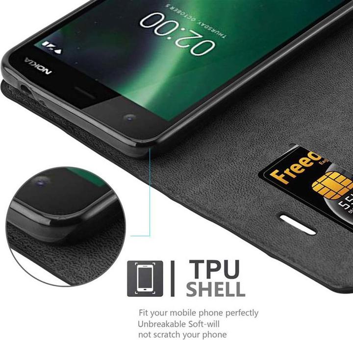 Productafbeelding Cadorabo Boek Onzichtbare Magneethoes (Nokia 2)