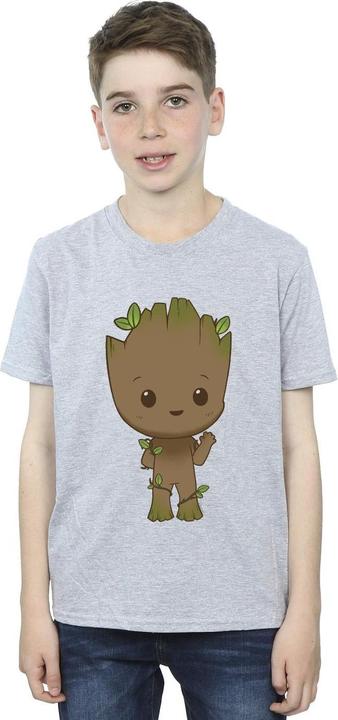 Actual product image Boys I Am Groot Chibi Wave Pose T-Shirt (140, 146)