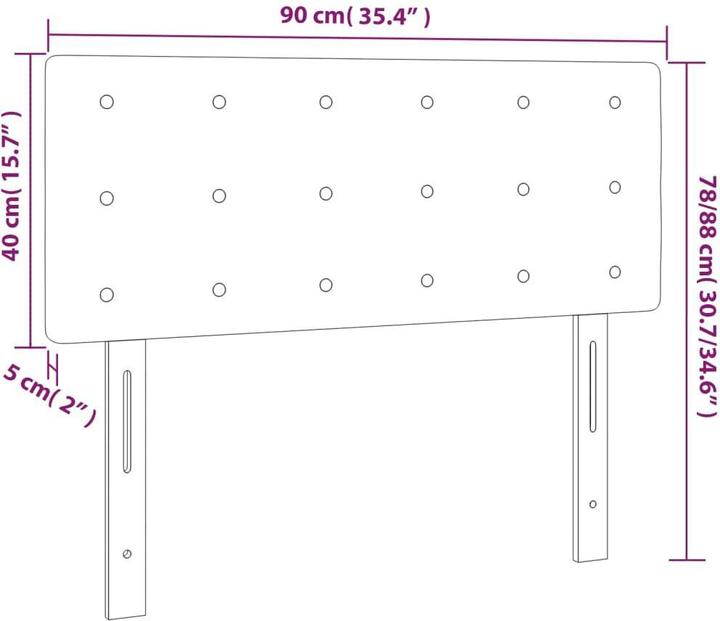 Actual product image VidaXL Kalli (90 x 5 x 88 cm)