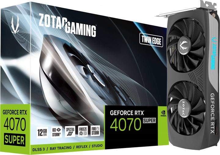 Actual product image Zotac GeForce RTX 4070 SUPER Twin Edge (12 GB)