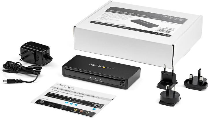 Actual product image StarTech S-Video or Composite to HDMI Converter with Audio - 720p - NTSC and PAL (Video Switch)