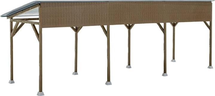 Kibri 38349 H0 Wooden carport kit