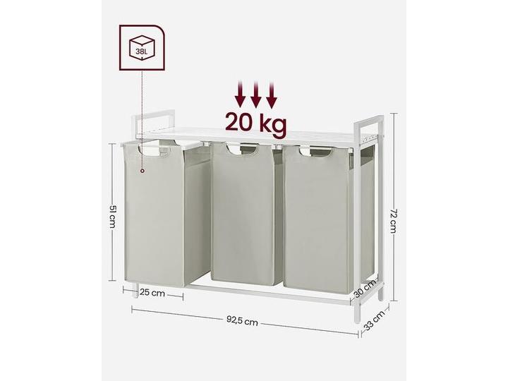 Immagine prodotto Vasagle Laundry (114 l)