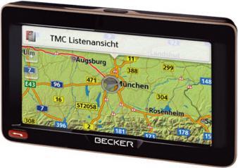 Actual product image Becker READY 50, TMC, maps of Europe (5")