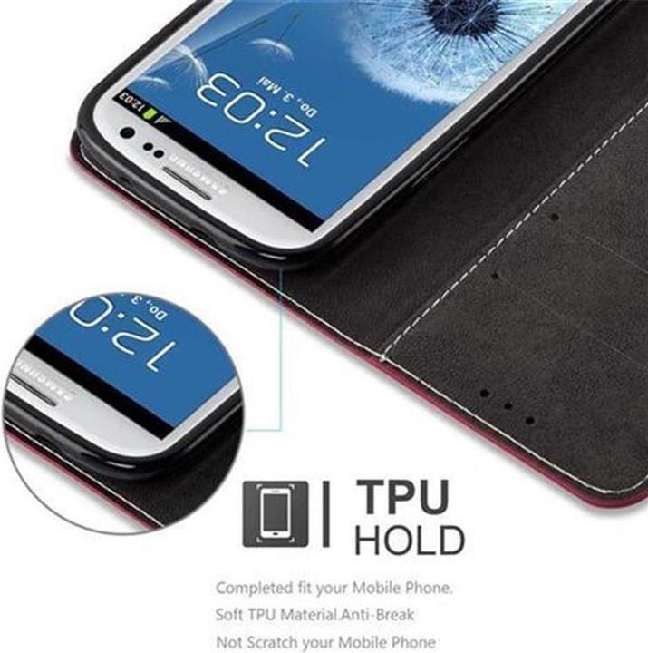 Produktbild Cadorabo Book X-Wallet Cover (Samsung Galaxy S3)