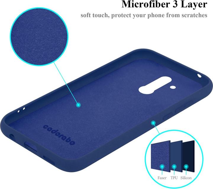 Actual product image Cadorabo TPU Liquid Silicone Case Cover (Mate 20 Lite)