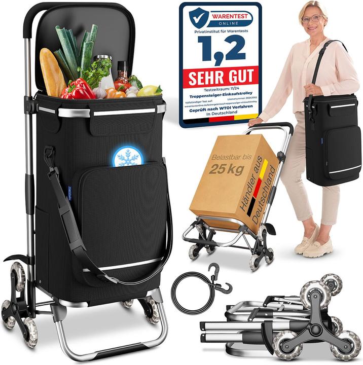 Aktivshop Treppensteiger-Einkaufsroller Premium