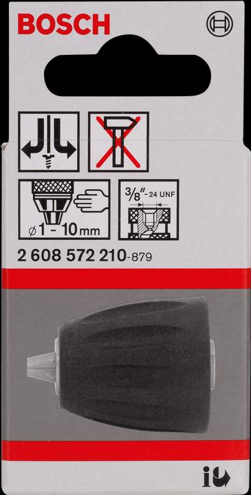 Produktbild Bosch Professional Zubehör Schnellspannbohrfutter 1–10 mm, 3/8-Zoll - 24