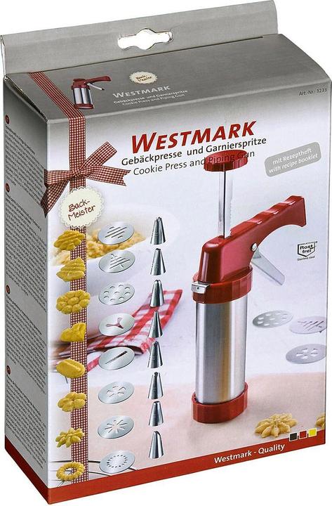 Actual product image Westmark Pastry press and garnishing syringe (Biscuit press, 250 ml)