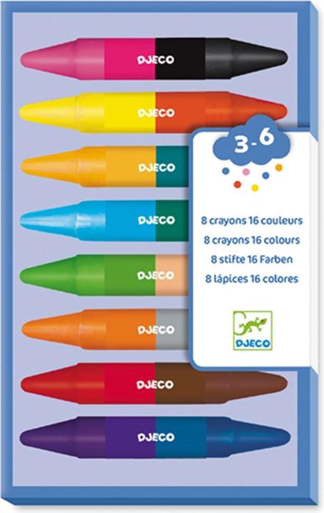 Immagine prodotto Djeco Colori a pastello a cera (Multicolore, 8 x)