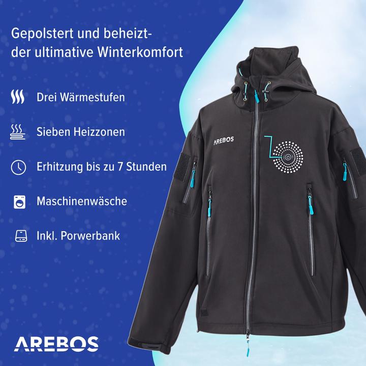 Produktbild Arebos Wasserdichte Winterjacke (S)