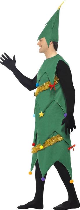 Actual product image Smiffys Unisex Adult Deluxe Christmas Tree Costume Set (One size)