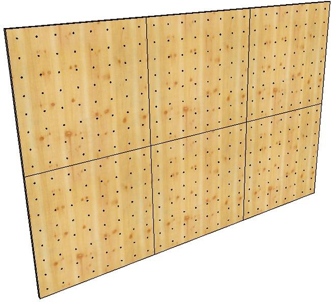 Produktbild Sport-Thieme Boulderwand-Bausatz Indoor Natur Pur, Höhe 2,48 m