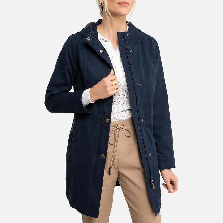 Actual product image Anne Weyburn Half-length hooded parka for the transitional season (38)