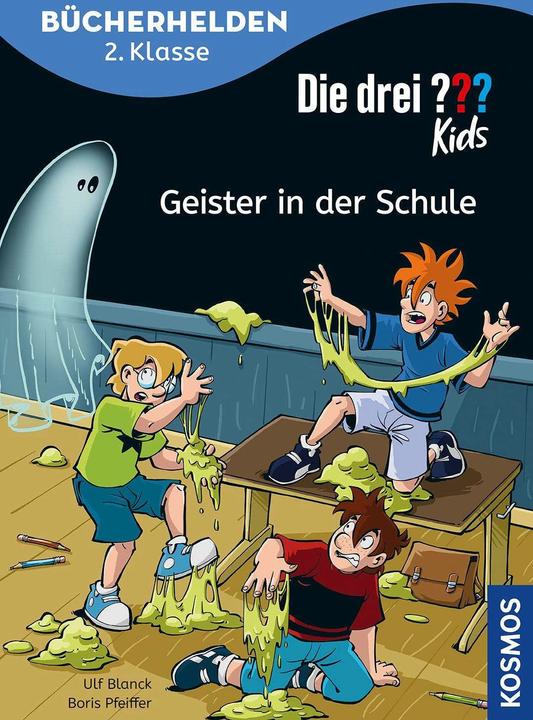 Immagine prodotto Kosmos Die drei??? Kids, Bücherhelden 2. Klasse, Geister in der Schule (Tedesco, Ulf Blanck, Boris Pfeiffer, Stefani Kampmann, 2024)
