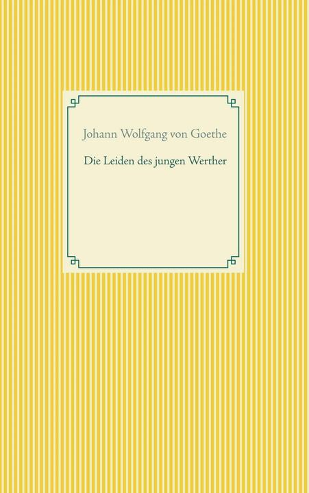 Image du produit Die Leiden des jungen Werther (Allemand, Johann Wolfgang de Goethe., 2018)