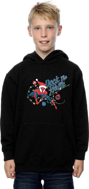 Actual product image Marvel Boys Spider-Man Deck The Walls Hoodie (104)