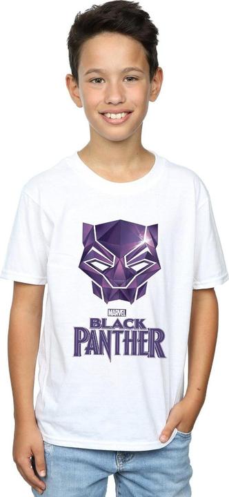 Immagine prodotto Maglietta con logo della maschera di Black Panther per ragazzi (140, 146)