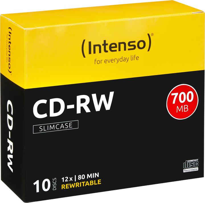 Produktbild Intenso CD-RW 700MB/80min (10 x)