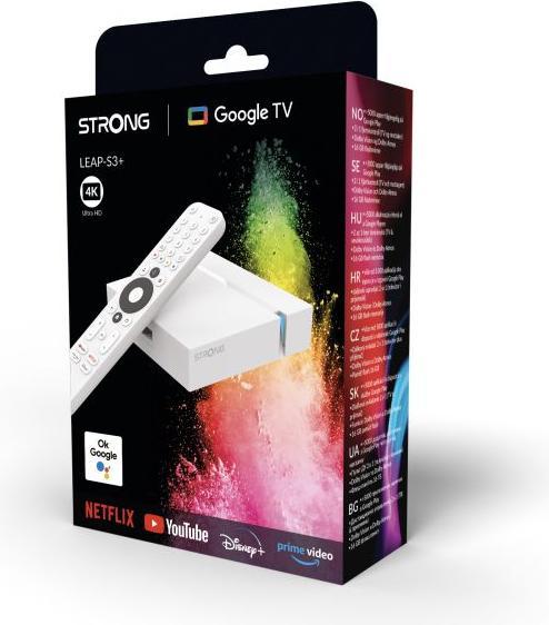 Actual product image Strong LEAP-S3+ V2 4K UHD Box (16 GB, Android 11)