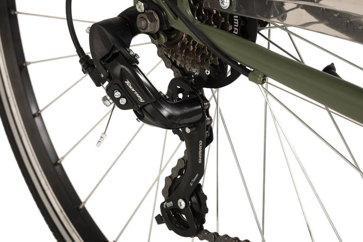 Actual product image Trekkingrad Herren 28" Montreal Olivgrün 21 Gänge RH 58 cm (58 cm)