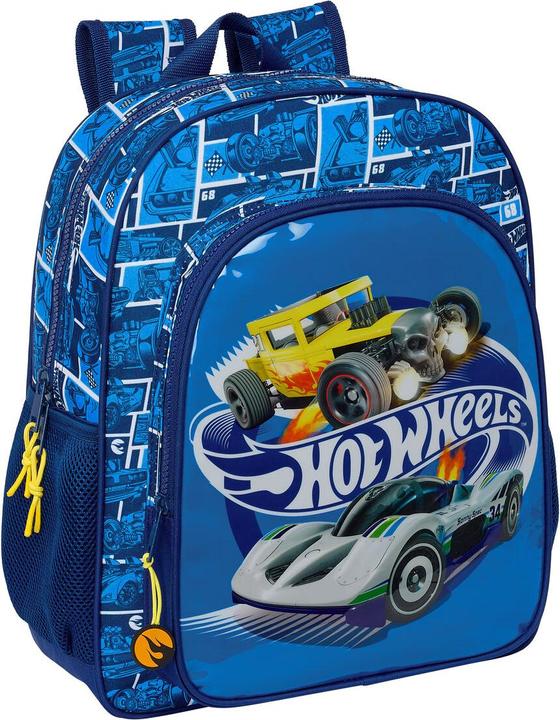 Actual product image Hot Wheels School rucksack Sonny Navy blue 32 x 38 x 12 cm