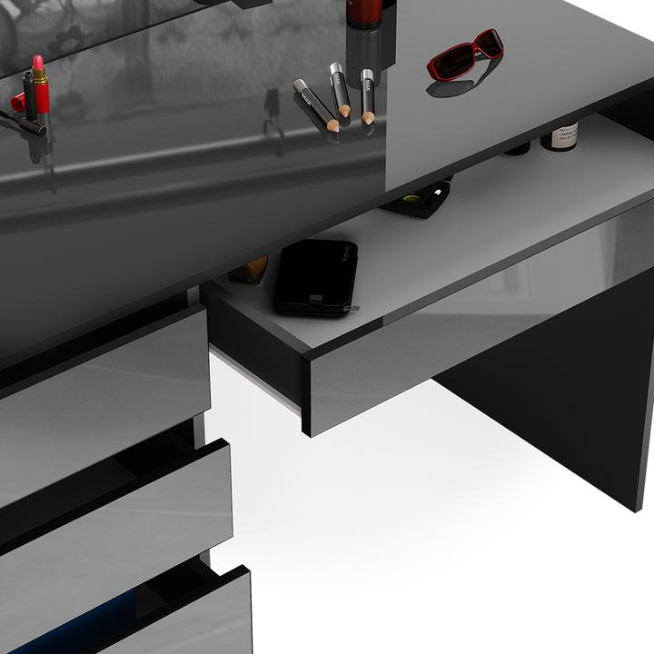 Actual product image Vicco Sherry with lighting (120 x 55 x 75 cm)